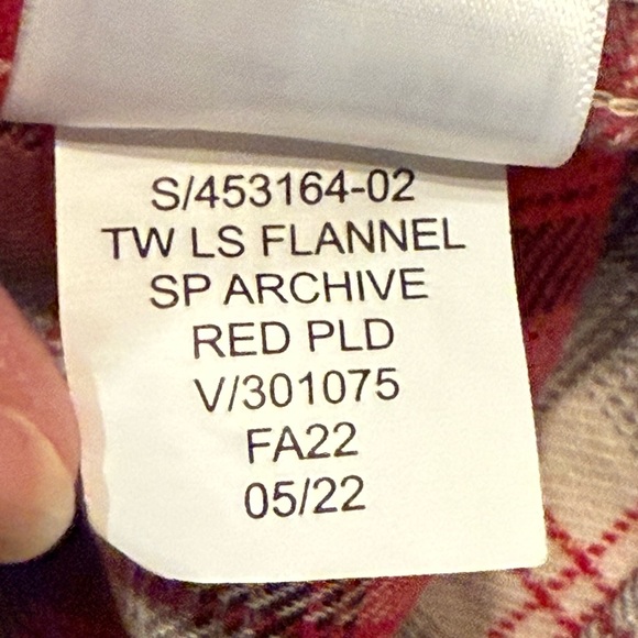 NWT Gap Kids Organic Cotton Flannel Red Plaid Button Front Shirt Sz XL/12‎ - Picture 5 of 8